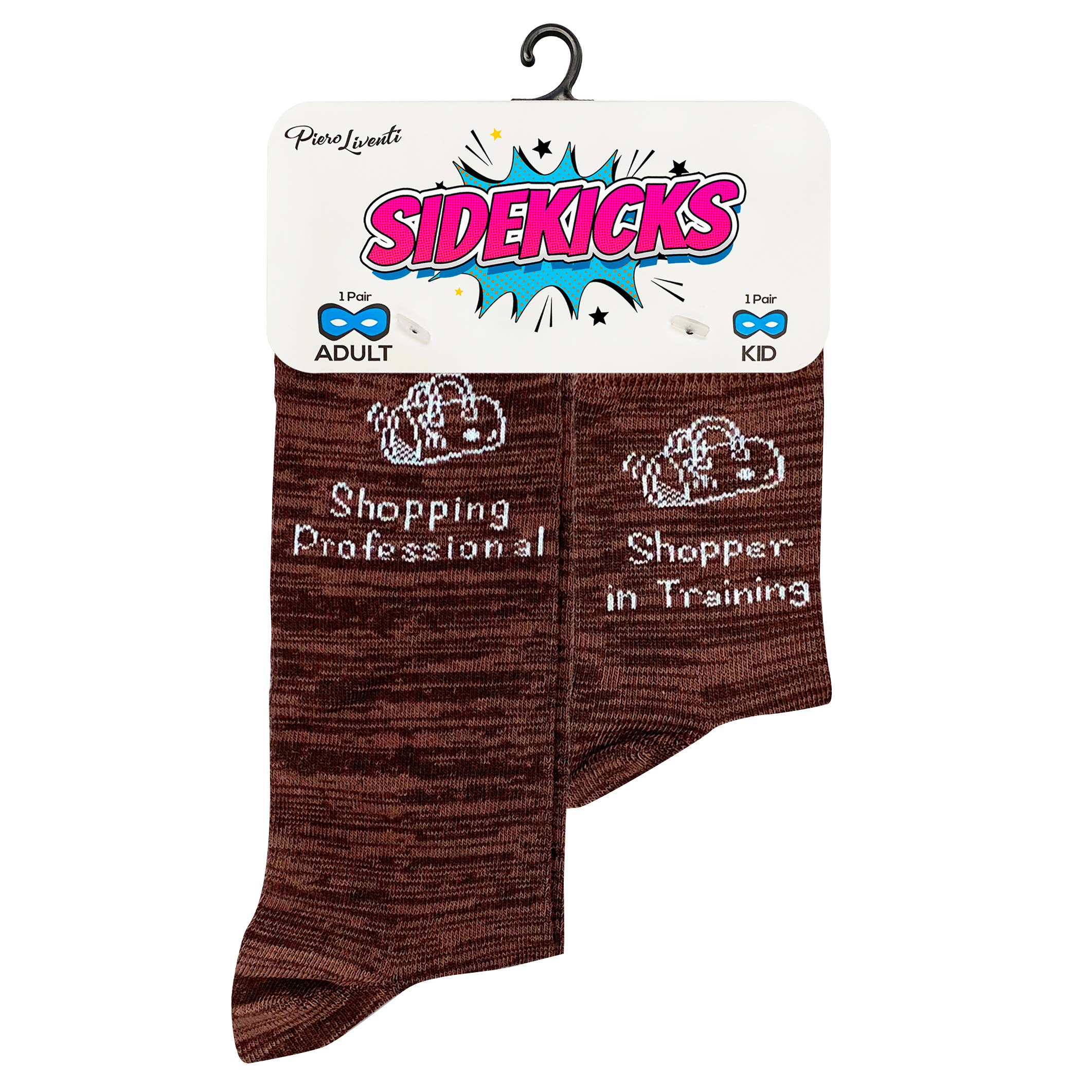 Boogie Toes - Vente Chaussettes – femme - Ensemble de 2 paires de chaussettes Sidekicks Mommy & Me Shopper1