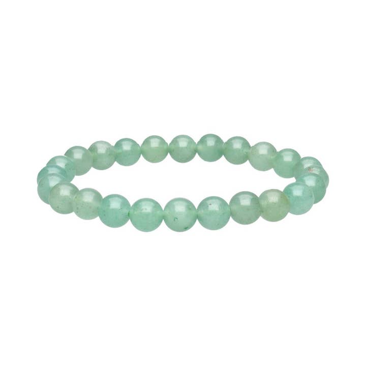8 mm Green Quartz Bracelet for wholesale by Vives de la Cortada S.L