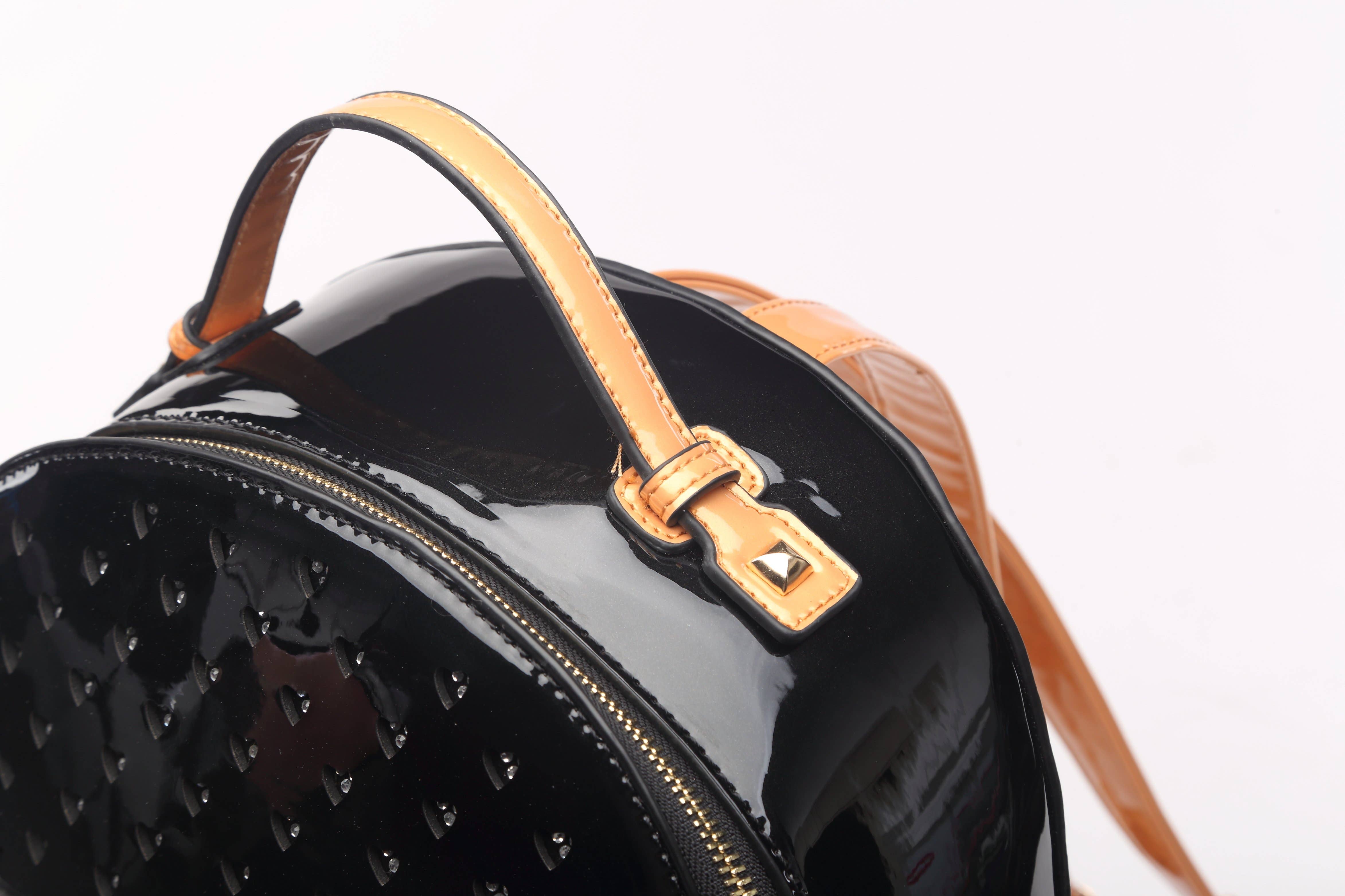 Brangio (Italy) Company Inc. - Wholesale Rugzak - Dames - Brangio Italië Paarse Rugzak van Lakleer4