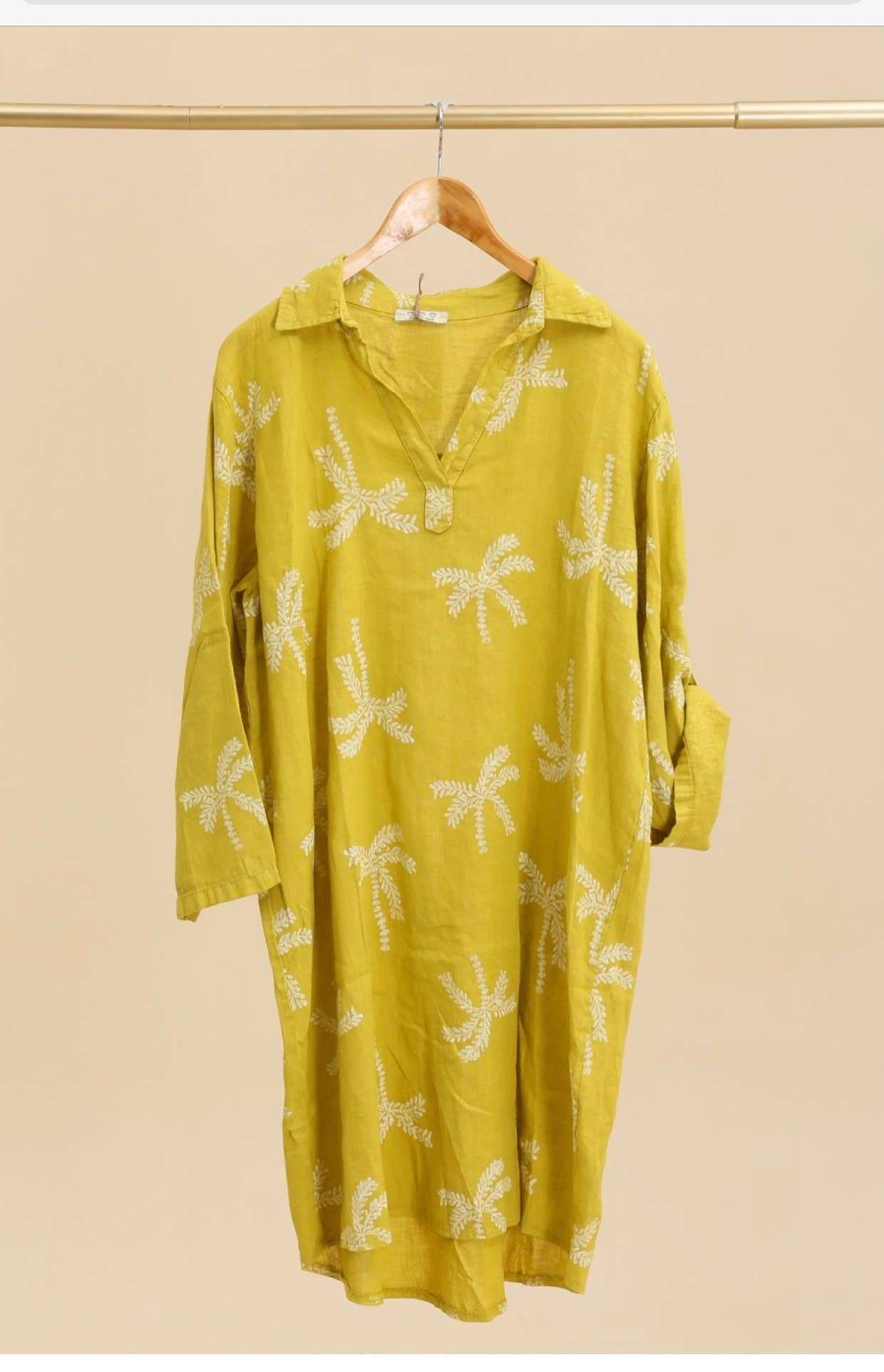 LÉA & LUC – Großhandel Kleid – Damen – Bedruckte Kleider aus 100% Leinen REF.680220