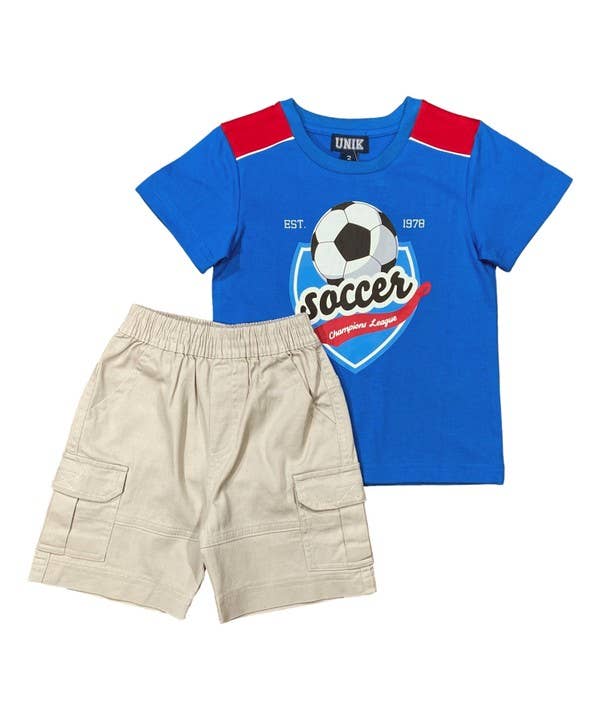 Unik – wholesale Top & short set – Kids – Soccer Short Set 10-142