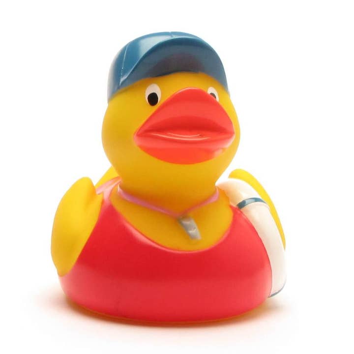 Duckshop - Wholesale Bath Toy - Baby - Rubber Duck Lifeguard - Rubber Duck