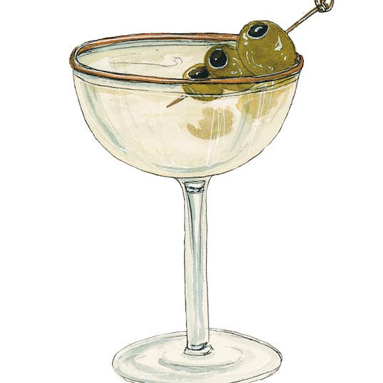 artxnikki – wholesale Art print – Martini Cocktail Art Print
