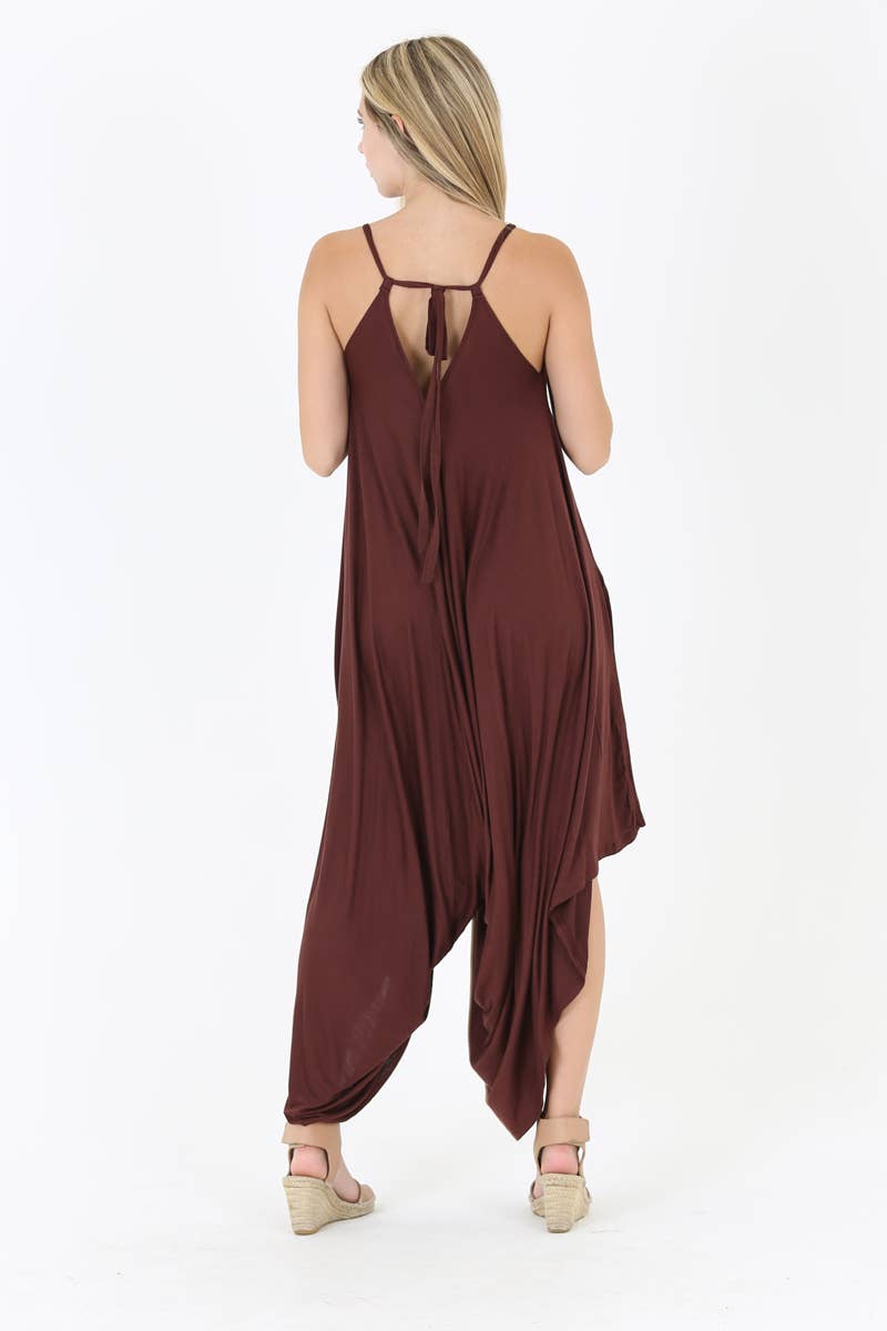 ANGIE – Macacão - Mulher por atacado – Macacão Harem de Tricô X5099-ASIS3