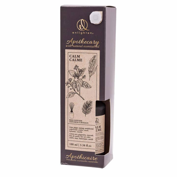 Truu Design - Wholesale Diffuser Fragrance Refill - Enlighten 100ml Reed Diffuser,Calm, Gift Boxed
