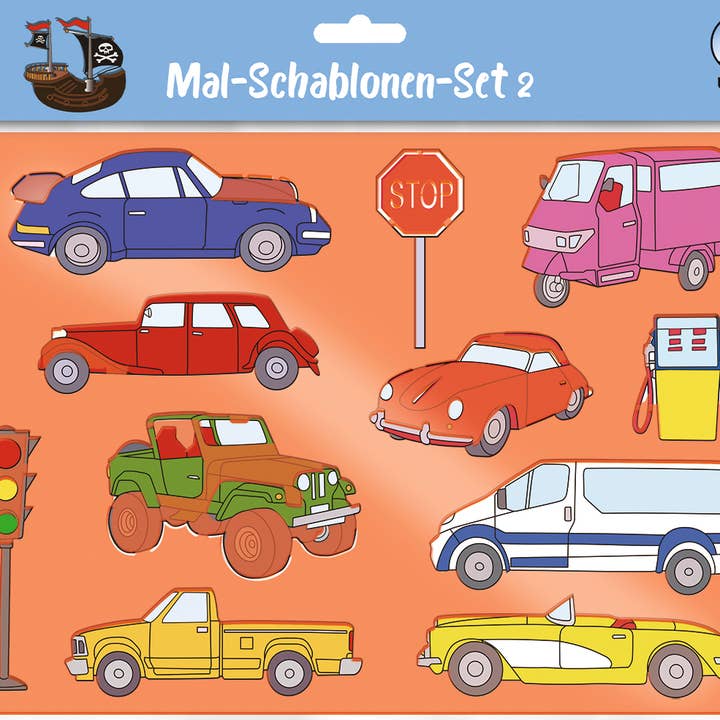 Schilderstencilset 2 (jongens) voor wholesale door URSUS® / Buntpapierfabrik Ludwig Bähr GmbH & Co. KG