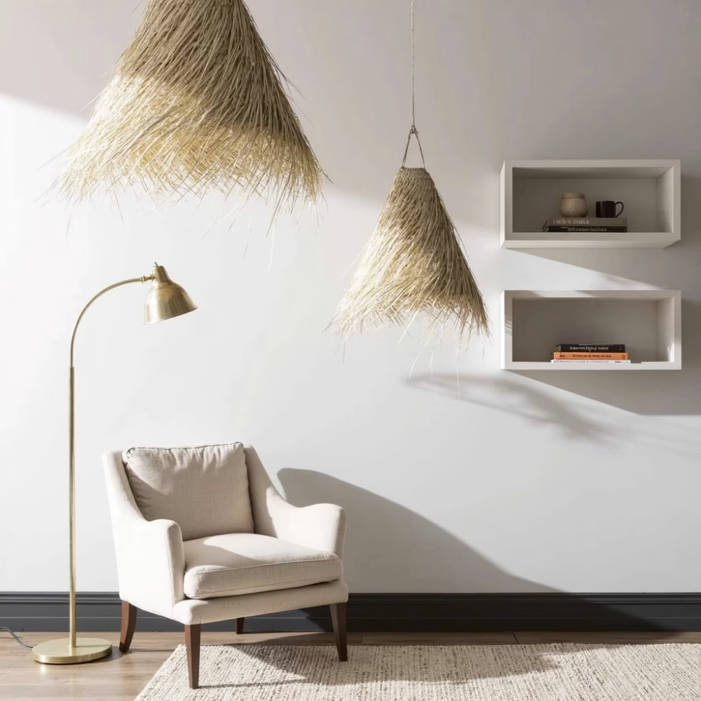 High crafty - Wholesale Lampenkap - Handgeweven Hanglamp van Palmblad – Marokkaanse Pendellamp (5