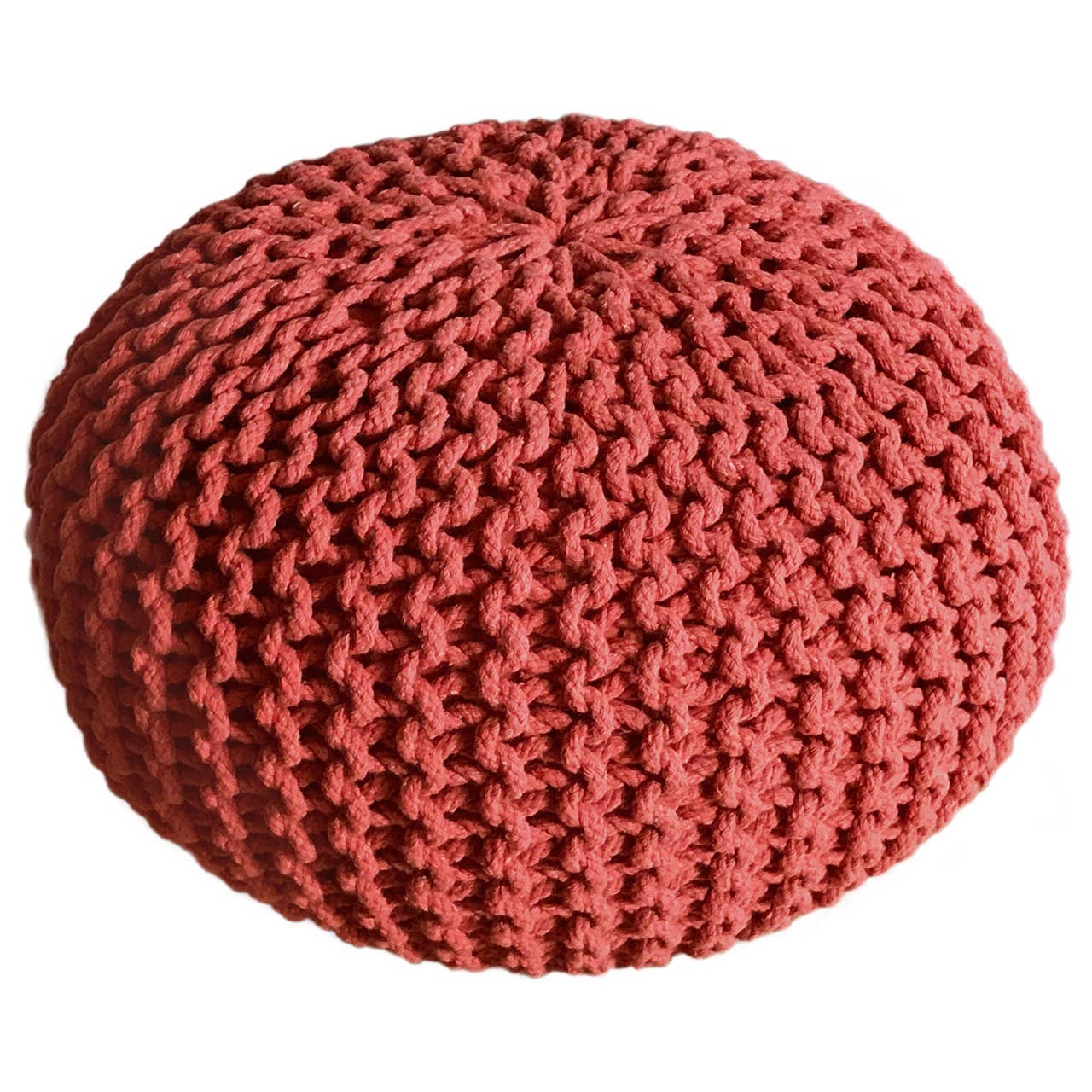 Voglrieder - Wholesale Pouf - Pouf, diameter 55 cm, knitted stool, pouf, pouf, floor cushion, large70