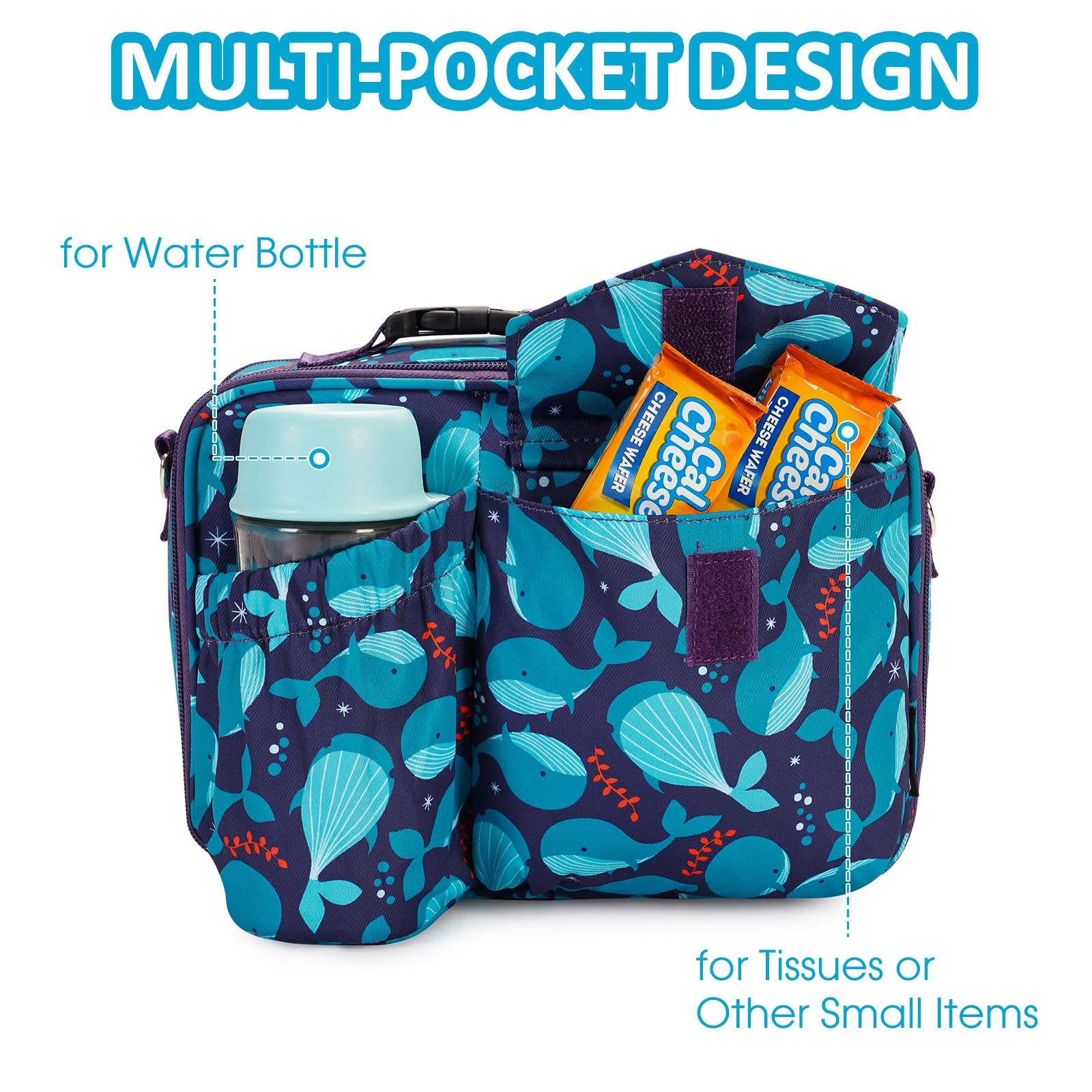 wandf – wholesale Lunch bag/box – Kids – Insulated Lunch Tote Bag Kids Expandable Lunch Box WF704851