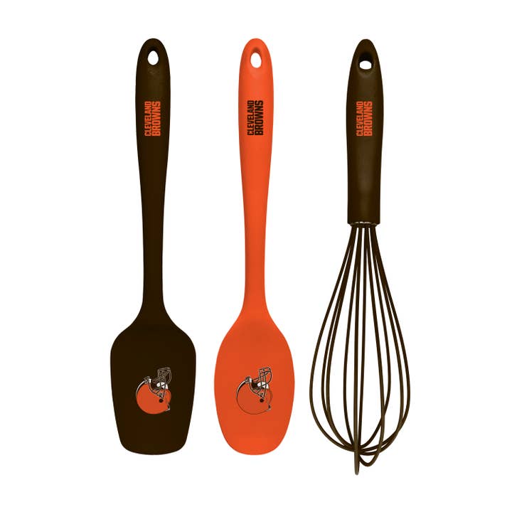 NFL Cleveland Browns 3pc Kitchen Utensil Set for wholesale by Inglasco Inc.