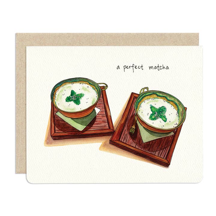 Gotamago - Wholesale Love Card - A Perfect Matcha - Love Card