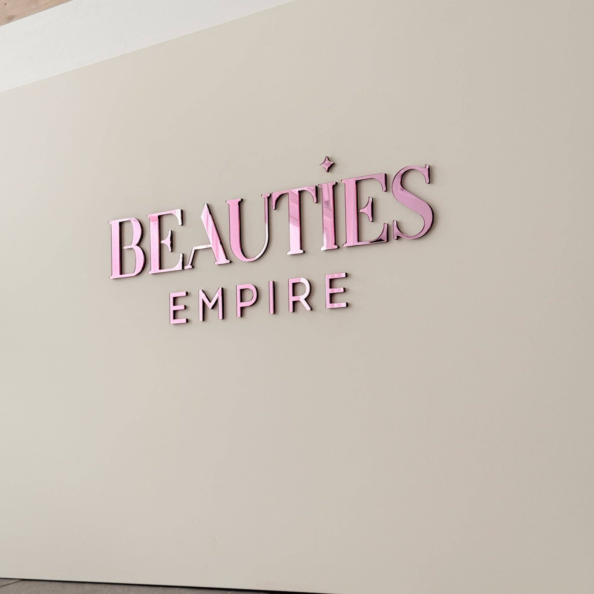 Lasartify - Wholesale Sign - Large 3D  sign for the wall Pink1