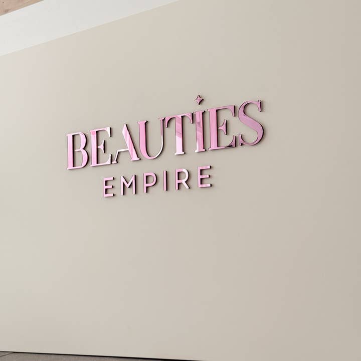 Lasartify - Wholesale Sign - Large 3D sign for the wall Pink1