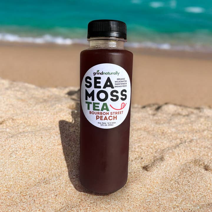 Organic Sea Moss Sweet Tea for wholesale by Grind Naturally Organics