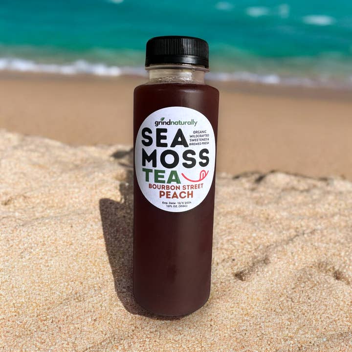 Organic Sea Moss Sweet Tea for wholesale by Grind Naturally Organics