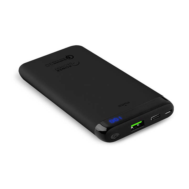 Powerbank 10000mAh Snabbladdning Strömleverans USB-A/C för wholesale av PURO