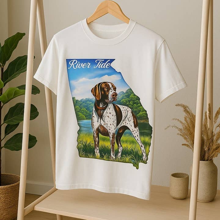 Georgia GSP T-shirt for engroshandel hos River Tide Apparel