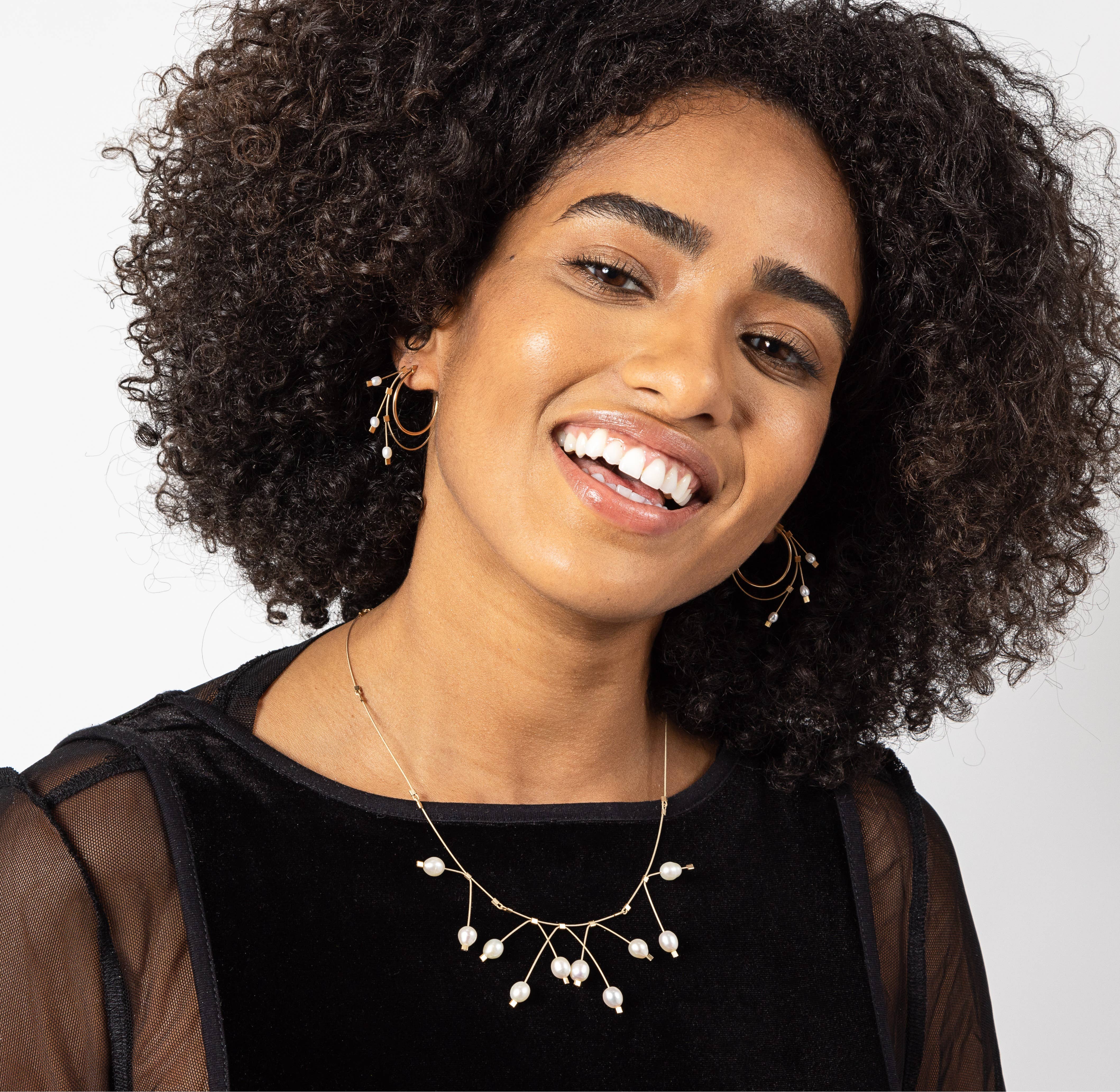 Meghan Patrice Riley – Colar de elos e correntes por atacado – Colar Redux Spring21