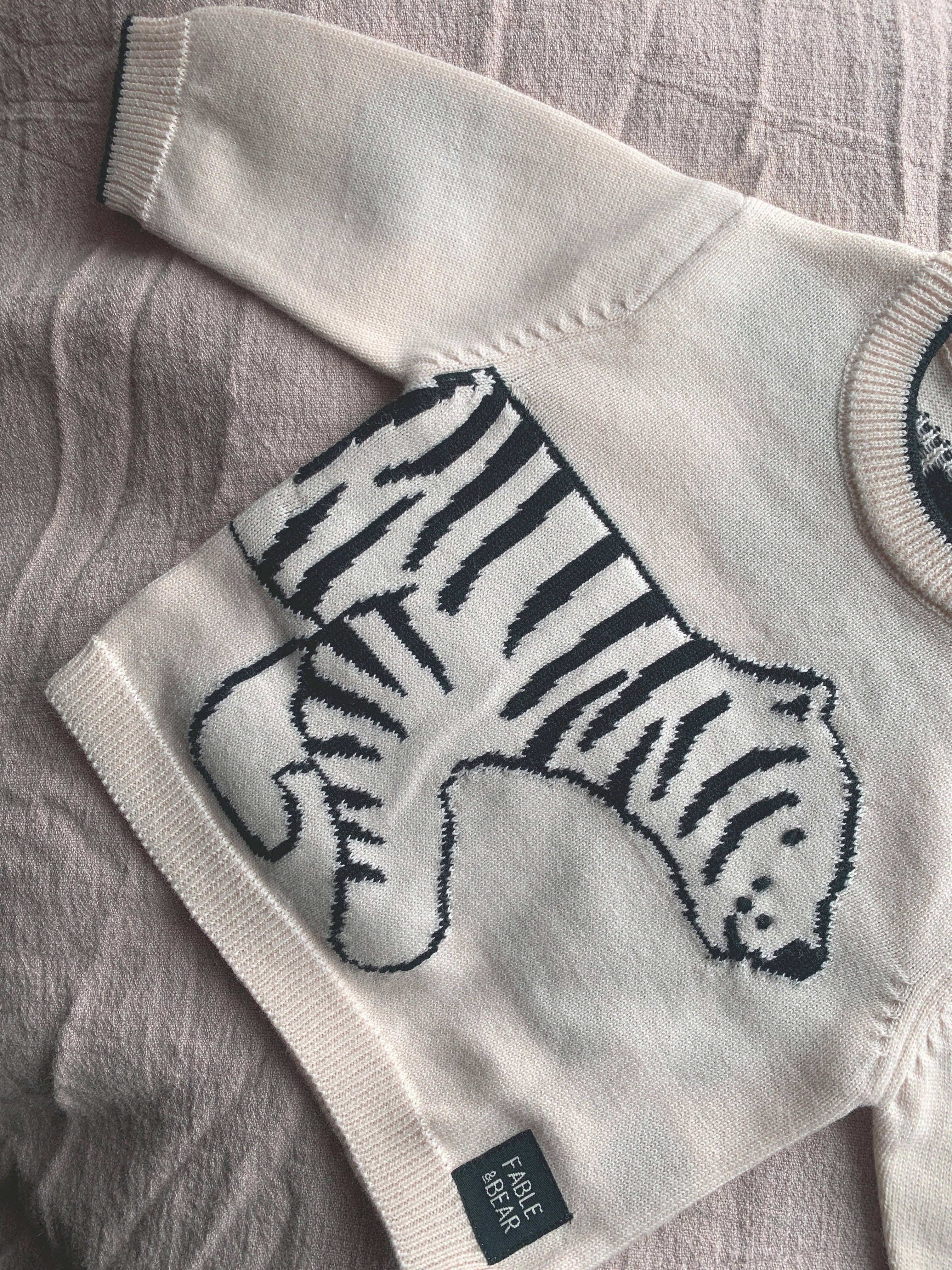 Fable & Bear - Wholesale Knit Sweater - Kids - Tiger Jumper2