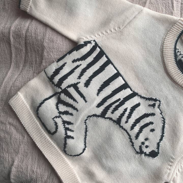 Fable & Bear - Wholesale Knit Sweater - Kids - Tiger Jumper2