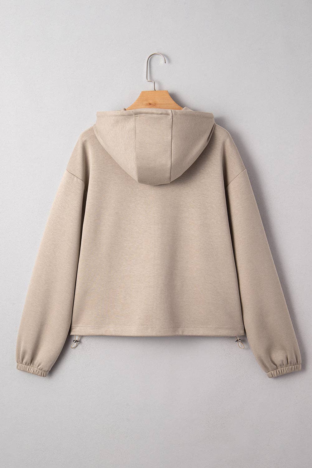 Goat Contrast Bow Embroidered Zip Up Jacket Hoodie for wholesale on Faire1