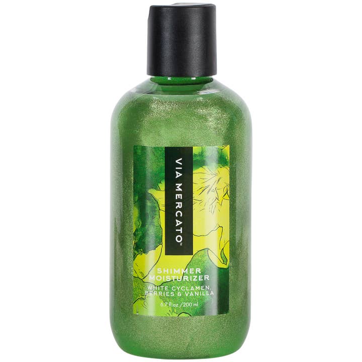 Bella Shimmer Moisturizer - White Cyclamen, Berries & Vanill for wholesale by European Soaps