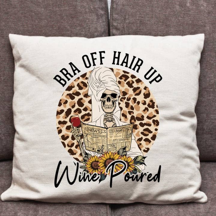 Funda de cojín para vino para venta al por mayor de Peaches prints