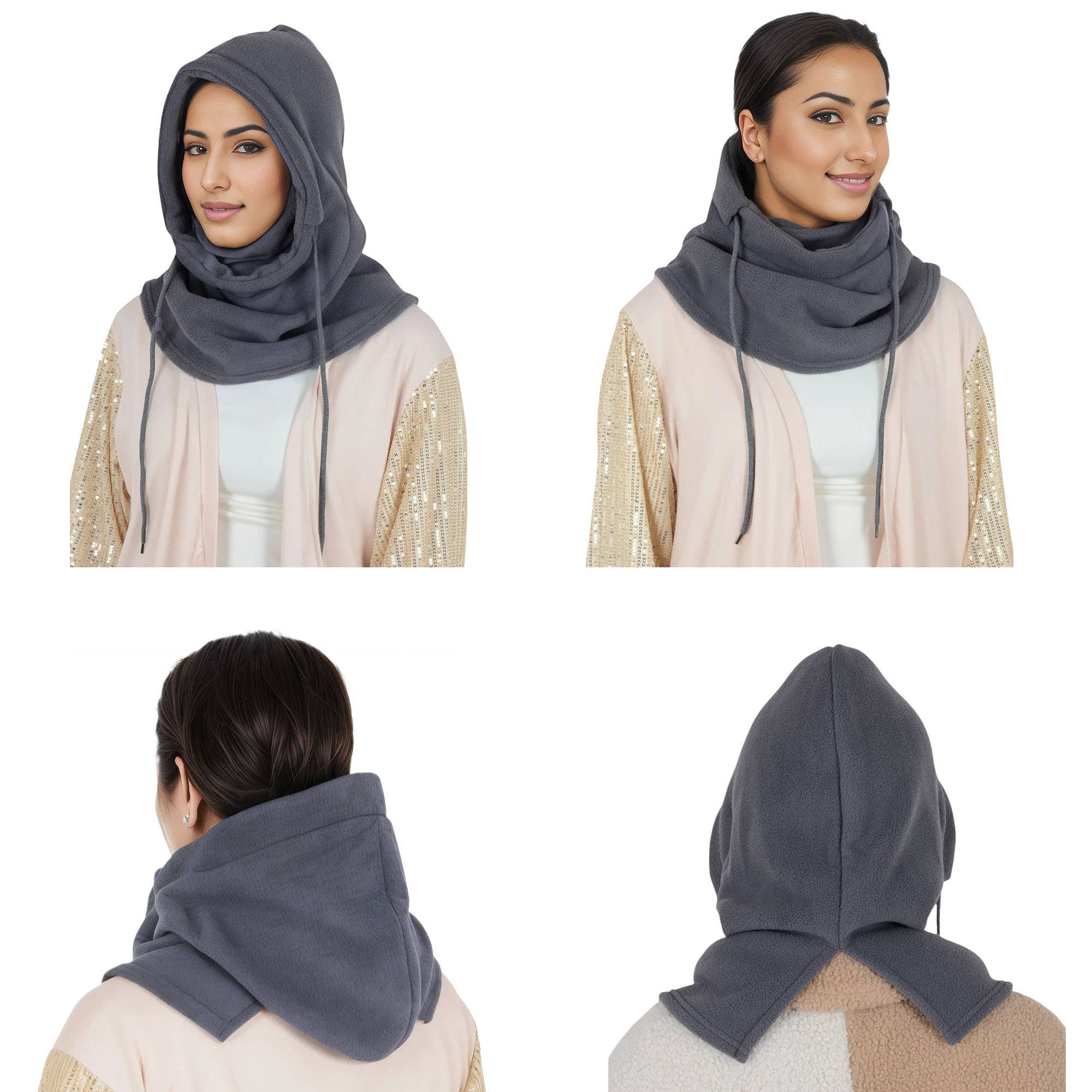 AK Brand - Wholesale Balaclava - Women's - Winter Fleece Face Mask Balaclava Warm Neck Face Cover Hat22