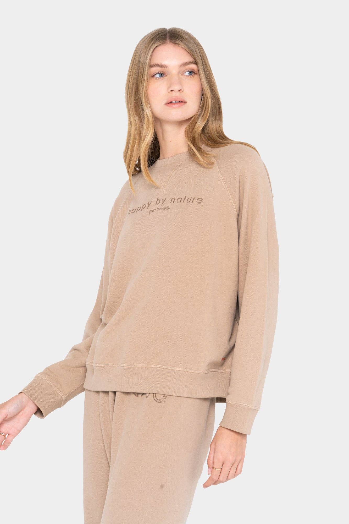 Peace Love World - Wholesale Sweatshirt - Women's - Core Crewneck Sweatshirt2