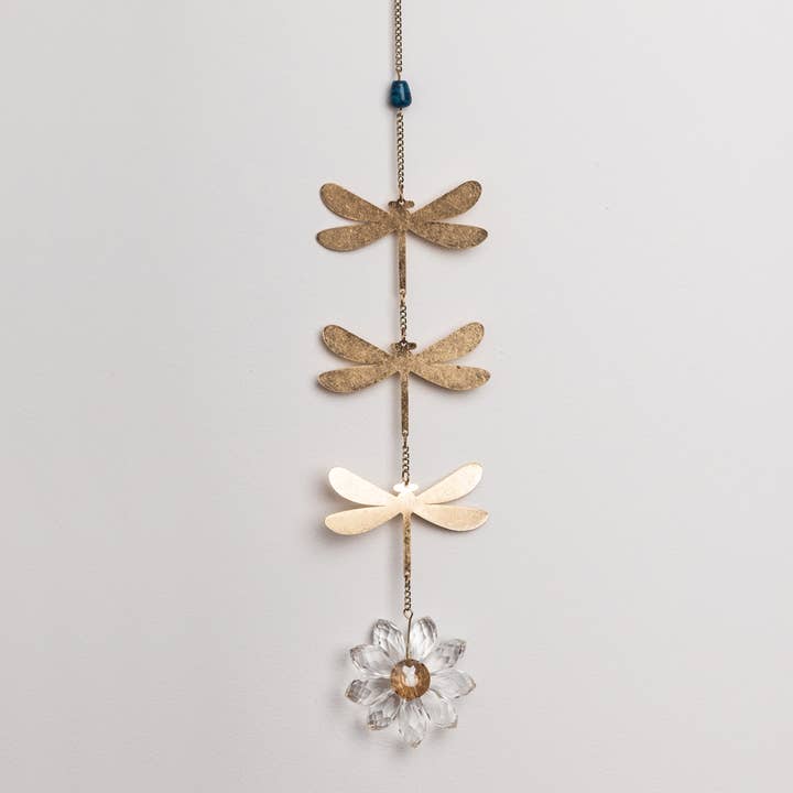 Suncatcher - Dragonfly/Blue Apatite for wholesale by Scout Curated Wears