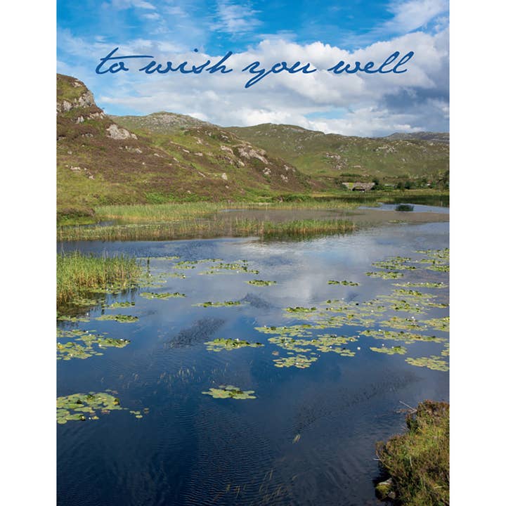 Get Well Card - Scottish Lake Scene for wholesale by Leonard Smith