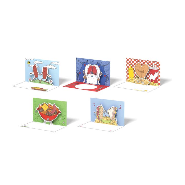 Chronicle Books - Wholesale Stationery/Notecard Set - Meat Cute3