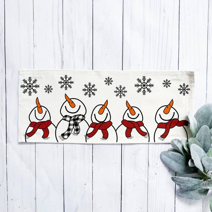 Panel de temporada: Invierno MUÑECO DE NIEVE BUFANDAS para venta al por mayor de PillowPanels