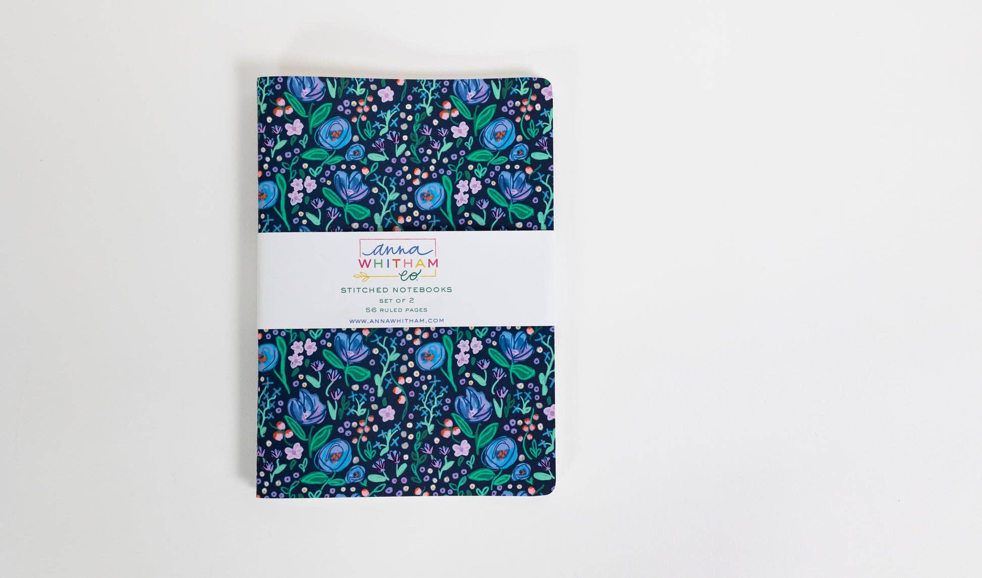 Anna Whitham Co. - Wholesale Notebook - Alison Notebook Pack | Floral Notebooks | Sewn Bound |