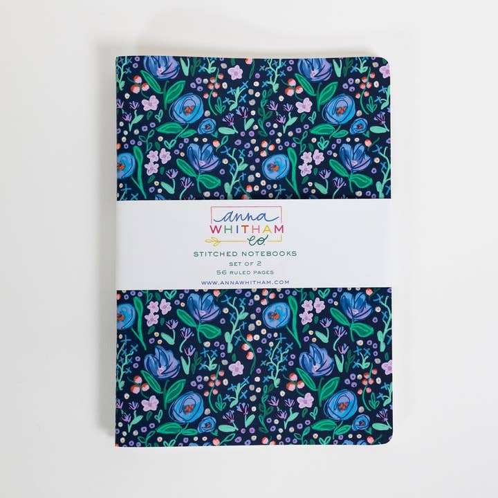 Anna Whitham Co. - Wholesale Notebook - Alison Notebook Pack | Floral Notebooks | Sewn Bound | 0
