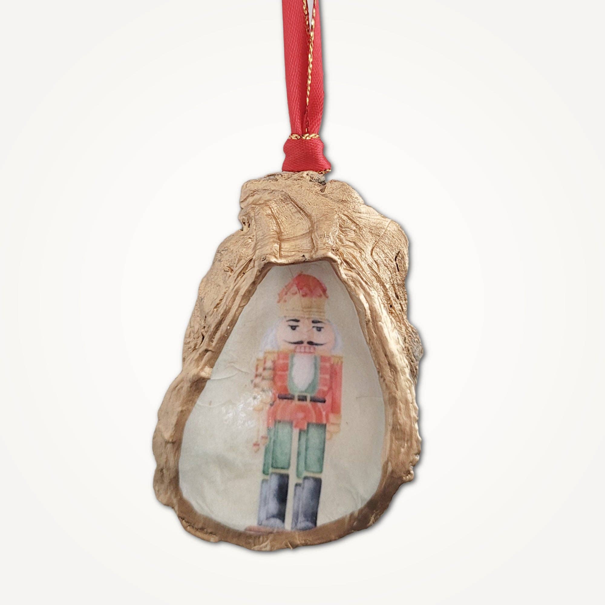 Beatrixbell Handcrafted - Wholesale Ornament - Nutcracker Christmas Ornament • Oyster Shell4
