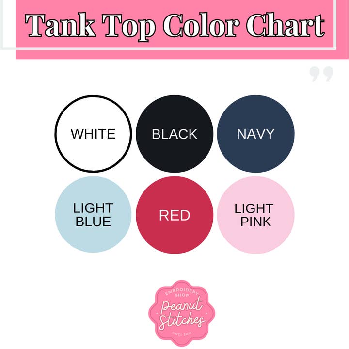 Peanut Stitches Co. - Wholesale Tank Top - Women's - Custom Embroidered Tank Top3