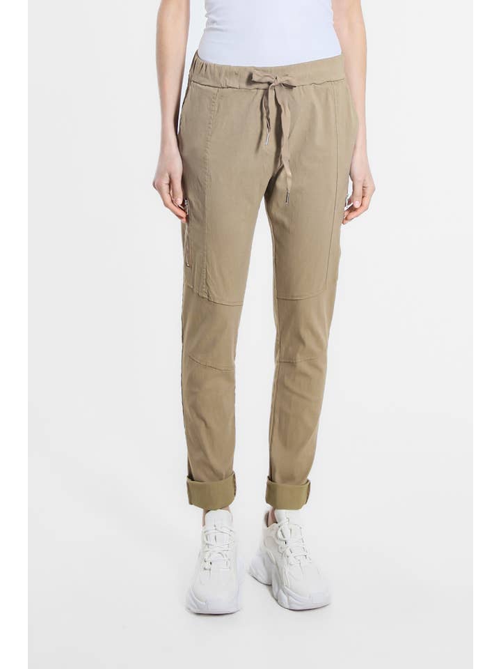 TINA Stephens Italy/Tees By Tina - Wholesale Pants - Women's - Danica Side Zipper Pant (PL155)51