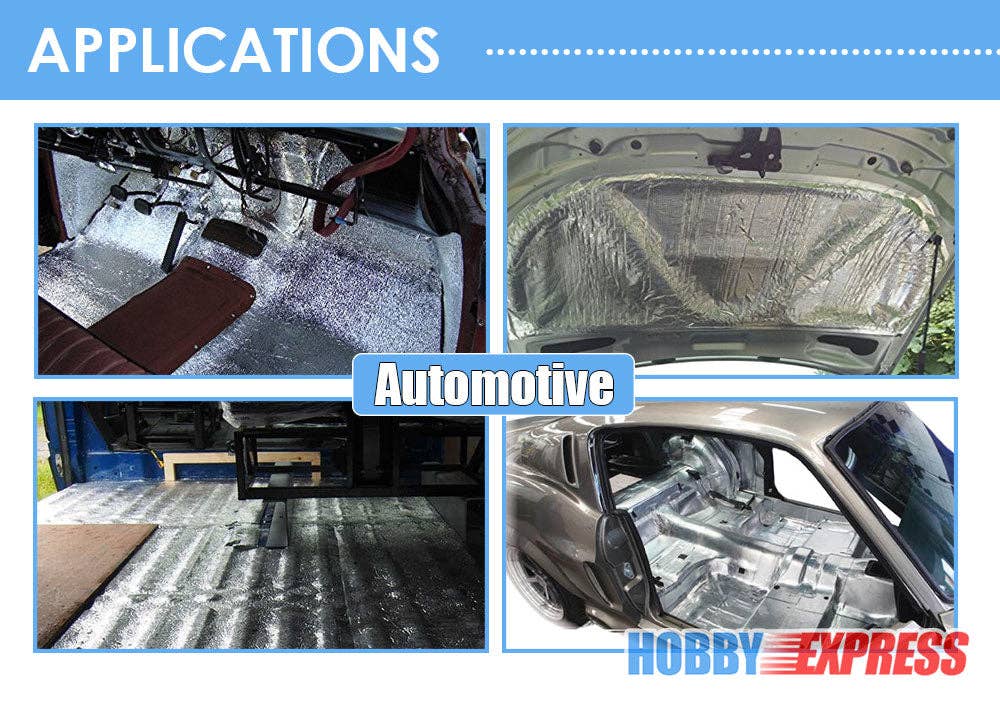 Arrow Zoom Limited - Wholesale DIY Craft Kit - HOBBY EXPRESS SOUND DEADENER MAT (1149)11