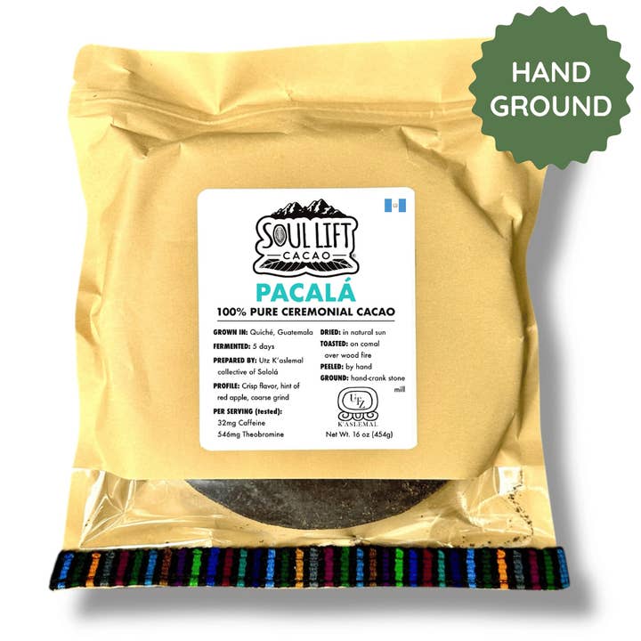 Pacalá 100% Pure Ceremoniële Cacaopasta uit Guatemala voor wholesale door Soul Lift Cacao