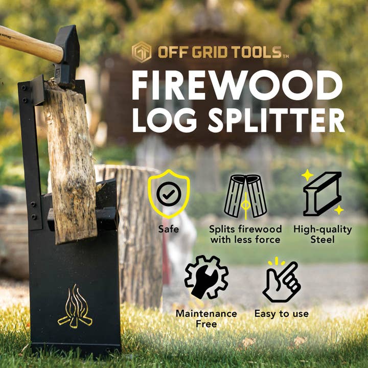 Off Grid Tools – wholesale Praktiskt verktyg – OGT Ved Log Splitter1