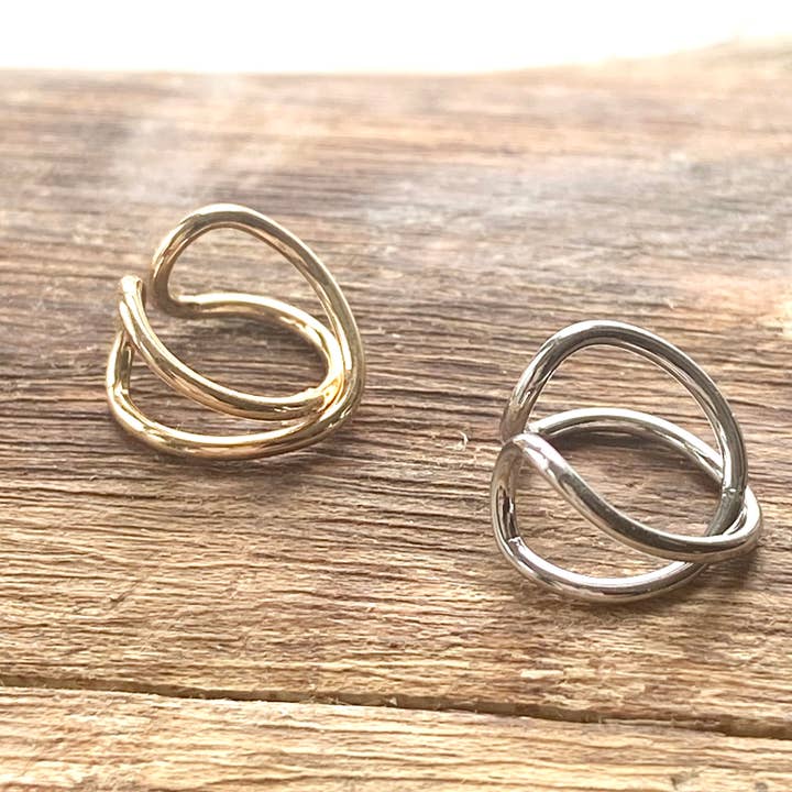 VB&CO Designs Handmade Jewelry - Wholesale Cuff/Wrap Earrings - Ear cuff crystal silver gold trendy jewelry earring hip