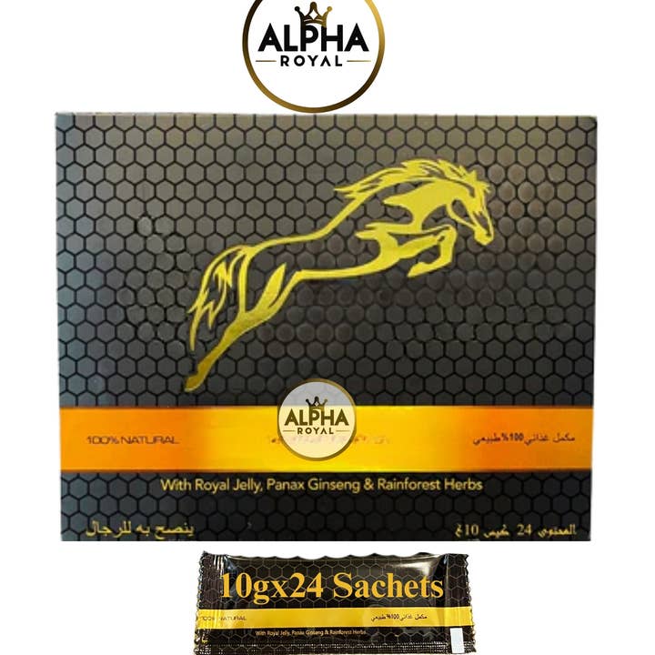 Alpha - Wholesale Honey - Horse Honey (24 Sachets x 10g Each) | Value Pack!
