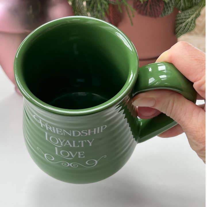 Abbey + CA Gift - Wholesale Coffee Mug - Claddagh Pottery Mug3