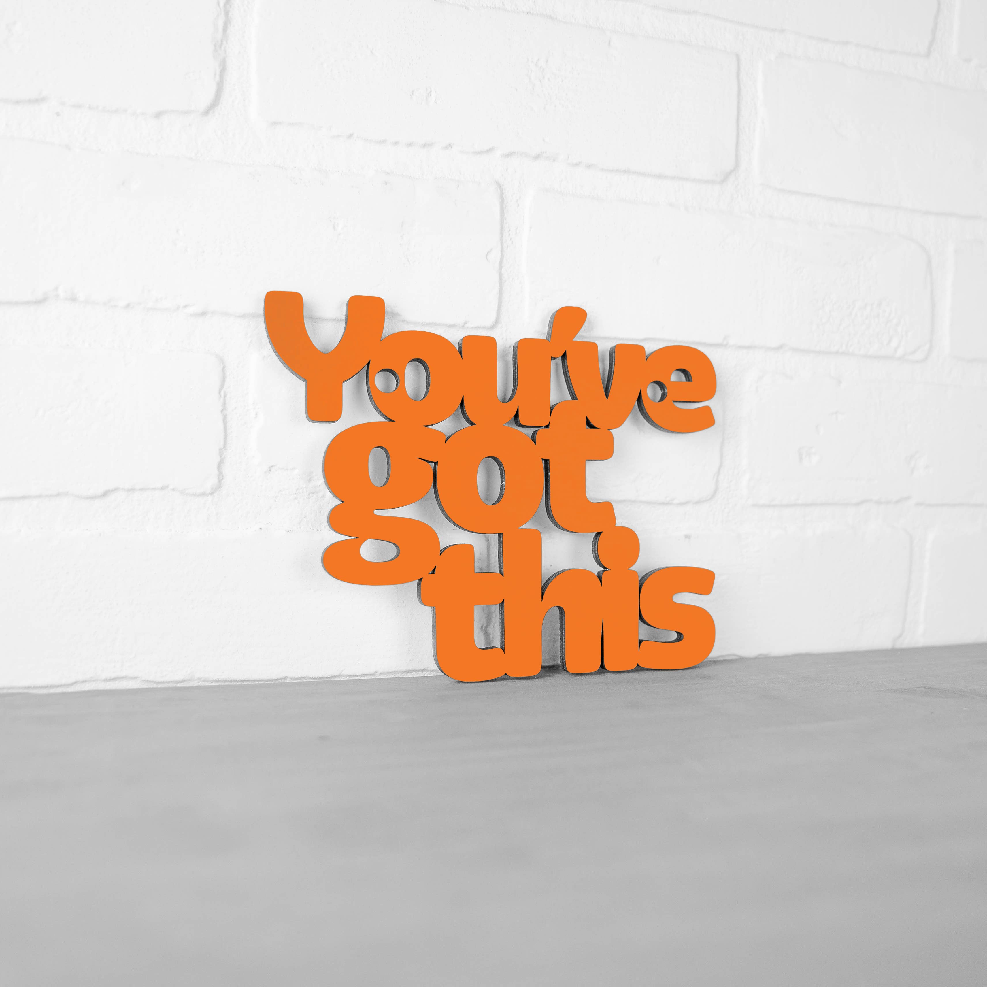 Spunky Fluff - Wholesale Wall Sign - You've Got This Inspirational Wood Wall Sign0
