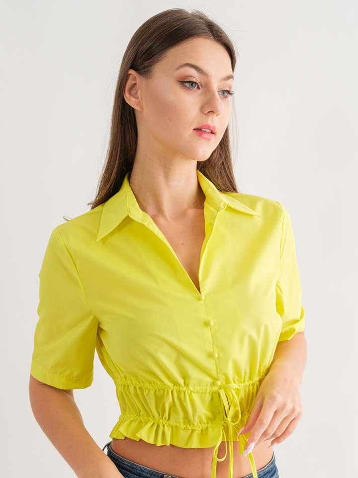 Blusa corta LT-7032 para venta al por mayor de LoveTHIS