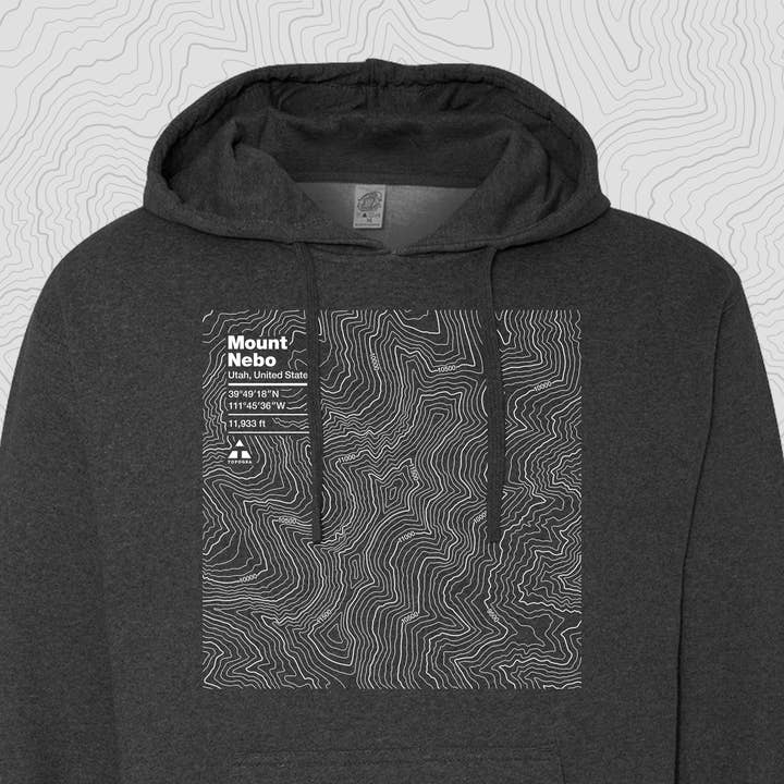 Mount Nebo, Utah - Hooded Sweatshirt for wholesale by Topogra