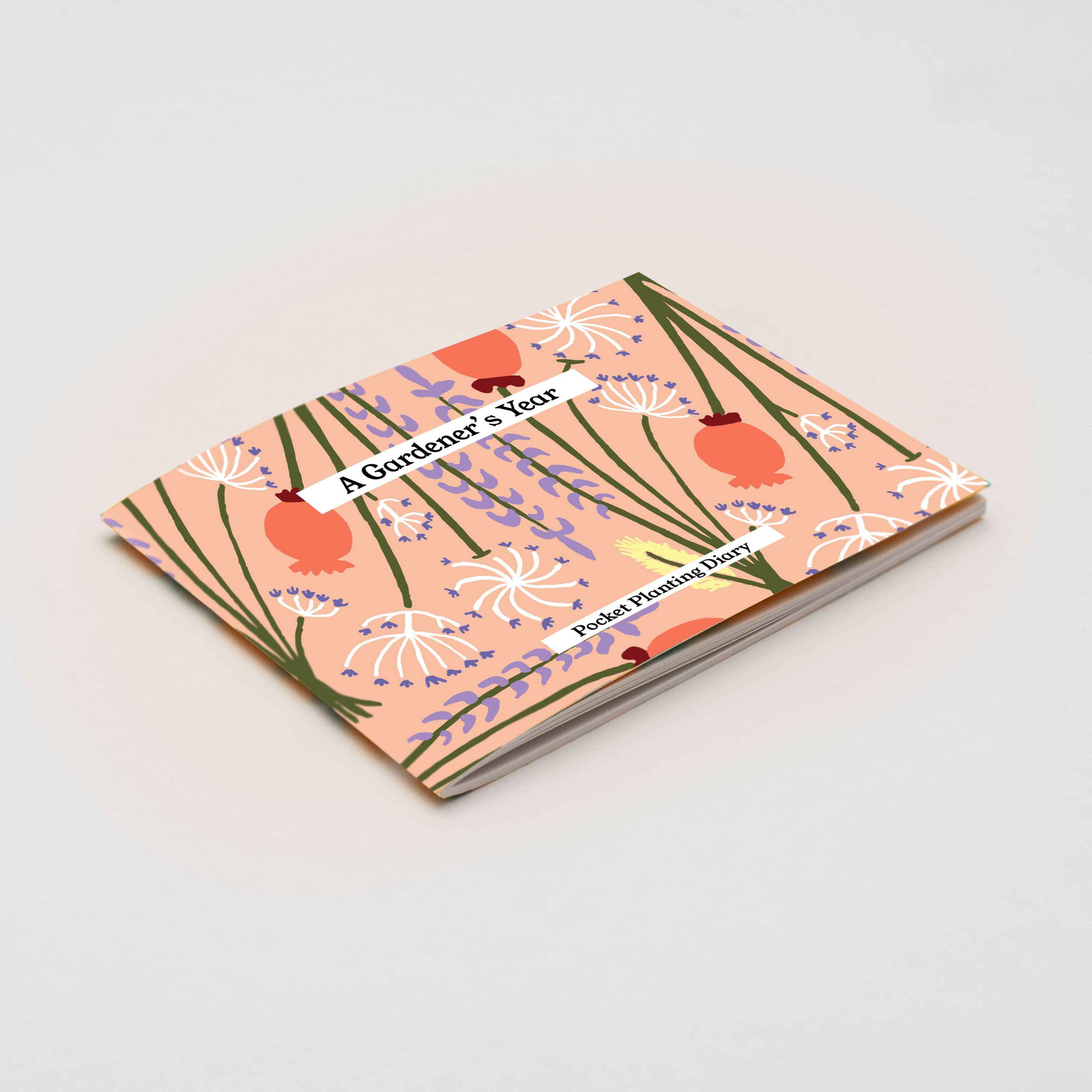 Studio Wald - UK Made – wholesale Journal/diary – Gardener's Diary - 'Dried' - Peach3