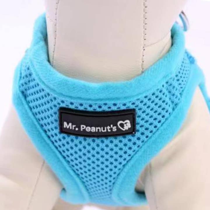 Mr. Peanut's – wholesale Sele - Hund – Mr. Peanuts PupTrek mjukt nätsele för husdjur med matchande koppel – justerbart, andningsbart, kvävningsfritt39