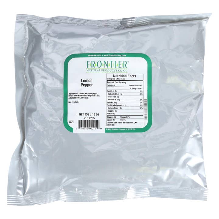 Everyday Supply Co - Wholesale Dried Spice Mix - Frontier Herb Lemon Pepper Seasoning Blend - Bulk - 1 Lb